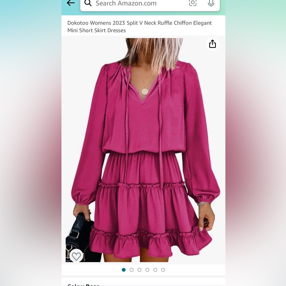 NWOT PINK DRESS